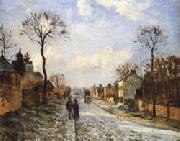 Camille Pissarro The Road to Louveciennes Spain oil painting artist